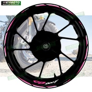 For Honda CB900F CB 900F reflective motorcycle wheel 17 inch sticker racing fairing wheel decal rim 