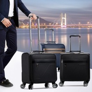 (18 inch)  Travel cabin Luggage PU Leather Business Suitcase Baggage Bagasi 行李箱 (Type 9)