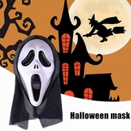 หน้ากากสยองขวัญ Ghost Face Halloween Mask Scream Mask สำหรับผู้ใหญ่