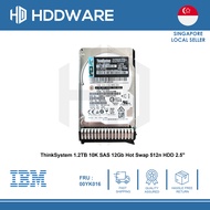 ThinkSystem 1.2TB 10K SAS 12Gb Hot Swap 512n HDD 2.5" // 7XB7A00027 // 00YK016