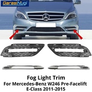 Fog Trim Mercy W246 Pre-FL Chrome Cover Fog Lamp Bracket Grill B200