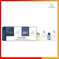 Calvin Klein Deluxe Fragrance Travel Gift Collection For Men Ck One / Ck Eternity / Ck Defy