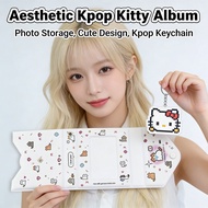 Kpop Aesthetic Keychain Motif 40P Cute Tetris Kitty Photo