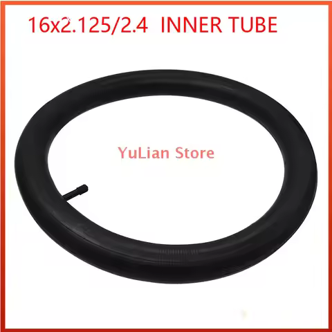 16x2.125/2.4 inner tube with straight valve for 16 inch balance bike electric bike Ninebot One C+ E+