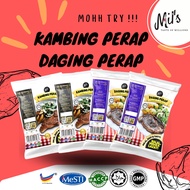 MILS | KAMBING PERAP 500GX2 + DAGING PERAP 500GX2 (FREE SOS BLACKPEPPER) |Makanan Sejuk Beku RTC | M