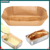 HUA_ Bread Tray Liner Non-stick Disposable Baking Paper Liners 100pcs Non-stick Bread Loaf Pan Liner