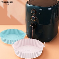 Tianshan Food Grade Heat Resistant Air Fryers Liner Soft Lines Air Fryers Inside Silicone Pot Kitchen Accessories