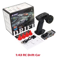 Rc Toys 1/43 RC Drift Car with Gyro Upgraded Ver 2.4G Remote Control Mini Drift Race Car 4WD Radio C
