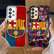 Case for Samsung A32 A53 A52S A33 A52 A13 A23 5G Soft A-86 FC Barcelona