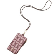 Kate Spade Spade Link Card Case Lanyard in Pink Multi