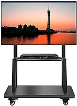 Home Office Mobile TV Stand With Wheels Universal TV Stand For 32/42/49/55/65/75 Inch TV Display Trolley Floor TV Stand With Castor Wheels For Home &amp; Office