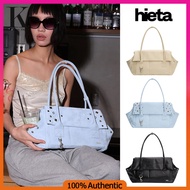 Hieta Kira Mini Shoulder Bag, Tote Bag, Underarm Bag, Motorcycle Bag, Studded Embellishment - 6 Colo