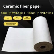 1-10mm Aluminum silicate ceramic fiber paper asbestos free pipeline fireproof paper high temperature
