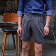Gurkha Men's Shorts Cotton Material Relax Form Classic Design Menswear Summer Fashion Trend