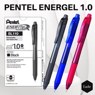 MERAH HITAM Pentel Energel 1.0 BL 110 - Black/Blue/Red