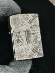 Zippo 2023 年純鎳銀盔甲天啟四騎士打火機
