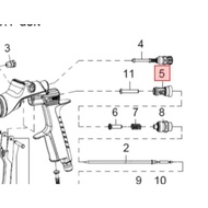 ANEST IWATA 93001640 air valve packing for spray gun
