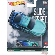 Diecast Hot Wheels SLIDE STREET PANDEM SUBARU BRZ Falken HW Hotwheels Kids Toy Car Culture Premium Scale 64