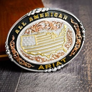 [MF select] Ariat Exquisite Player Style Belt Buckle Head Plate