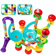 113/197Pcs Set DIY Construction Run Race Track Building Blocks Kids 3D Maze Ball Roll Toys Children 