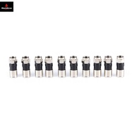 10 pcs RG6 F Typepression 2.7cm high quality Snap Seal Plug Connector