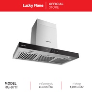 Lucky Flame เครื่องดูดควัน ที่ดูดควัน รุ่น RG-971T   hood ดูดควัน  Cooker Hood  เครื่องดูดควัน 90 เซ