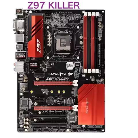 For ASROCK Z97 KILLER Motherboard 32GB LGA 1150 DDR3 ATX Mainboard 100% Tested OK Fully Work Free Sh