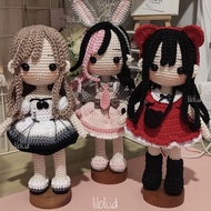 LILOLI CUSTOM knitted doll amigurumi wedding couple princess disney bts kpop korea anime cosplay sai