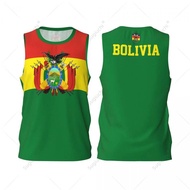 Bolivia Flag Men Basketball Sports Running Fitness Multifunction Sleeveless tshirt Exclusive Custom 