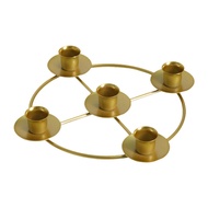 [lzdjlmy2ua] Advent Wreath for Tapper Candles, Candlestick Iron Candlestick Advent Christmas Candle 