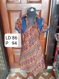 Batik Dress Outer - preloved