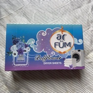 紡優美 柔順紙 藍風鈴香味 1盒60張 Ar fum laundry dryer sheet 60 sheets wild bluebell