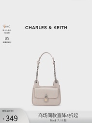 [Mid-Year Discount] Charles & Keith Women's Bag CK2-20671608 Quilted Satchel Shoulder Underarm Bag