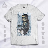 HERETIC DISTRO T-SHIRT, combed cotton, cool unisex t-shirt