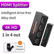 4K 2K 4 In 1 HDMI Cable Splitter HD 1080P Video Switcher Adapter HDMI Hub For PS4 Laptop Monitor PC TV Box Projector HDMI