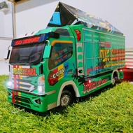 Miniatur Truk Kayu Jumbo Remote Control Full Lampu