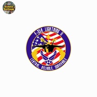 Sticker F-35A Lightning II stealth aircraft usaf sticker