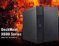 # ASRock DeskMeet X600W Barebone PC [INC CHASIS MOBO POWER] # AMD AM5
