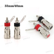 33mm 40mm metal Push-Type Spring Terminal Speaker Amplifier Spring Self-Locking power Socket Push-Ty