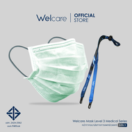 [Welcare Official] Welcare Mask Level 3 Medical Series หน้ากากอนามัยทางการแพทย์เวลแคร์ระดับ 3 พร้อมสายคล้อง (บรรจุ 40 ชิ้น/กล่อง)