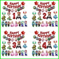 sy Super Mario Themed Decoration Celebrate Happy Party Balloon Set Scene Arrangement Party Decoration Supplies sy