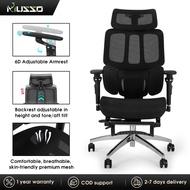 MUSSO H80 PRO Ergonomic Chair 6D Armrest and Adjustable Headrest Game Chair with Adjustable Back Hei