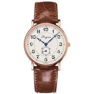 Longines Longines Longines Classic Replica Mechanical Watch Leather Strap Swiss Men Women Watch Coup