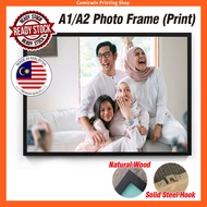 A1 A2 Photo Frame / A1 A2 Photo Printing (Wooden Frame) A1 Poster A2 Photo, Frame Photo Besar Bingka
