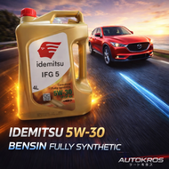 IDEMITSU น้ำมันเครื่อง 5W-30 เบนซิน สังเคราะห์แท้ 100% สำหรับรถยนต์