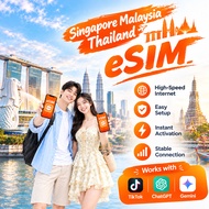 【Vantage】SG/MY/TH eSIM | 3GB-20GB | 1-15 days | Instant QR Delivery | High speed data |  Singapore T