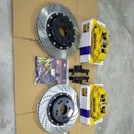 AP RACING BRAKE CALIPER CP7600 / CP5200 4POT / Brake Disc-285mm /330mm READY STOCK😍🤩