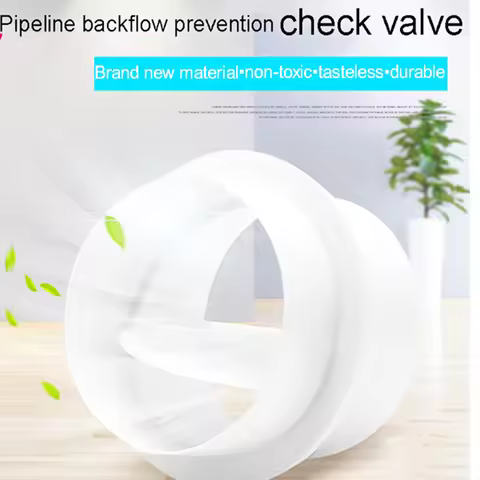 Draft Blocker Damper Ventilation Check Valve Draught Back Shutter For Inline Ducting Kitchen Home Ve