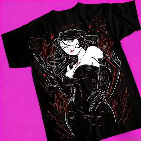 Summer Hot Sale Fullmetal Alchemist FMA Lust T-shirt Anime T-shirt Roy Girl Design EVERY SIZE Women'