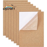 6sheets Self-adhesive Sticker Cork Board Wall Tiles Peru 30x21.3x0.3cm 6 sheets